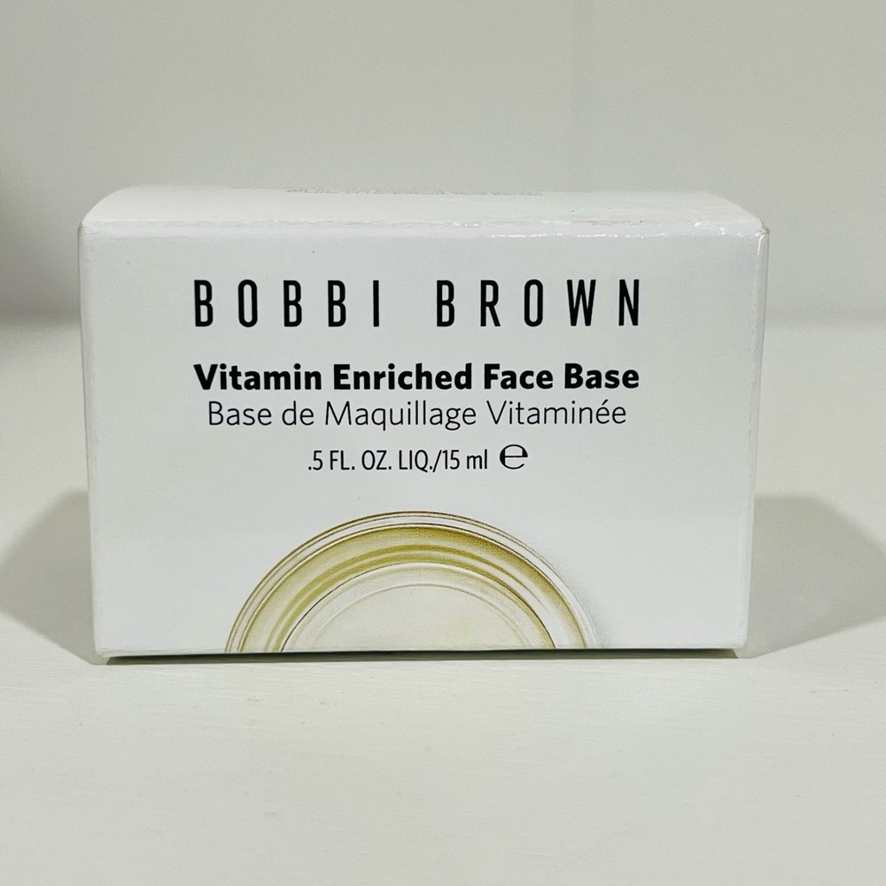 Bobbi Brown Face Base 0.5 Oz 15 mL Vitamin Enriched Moisturizer Travel Size Jar